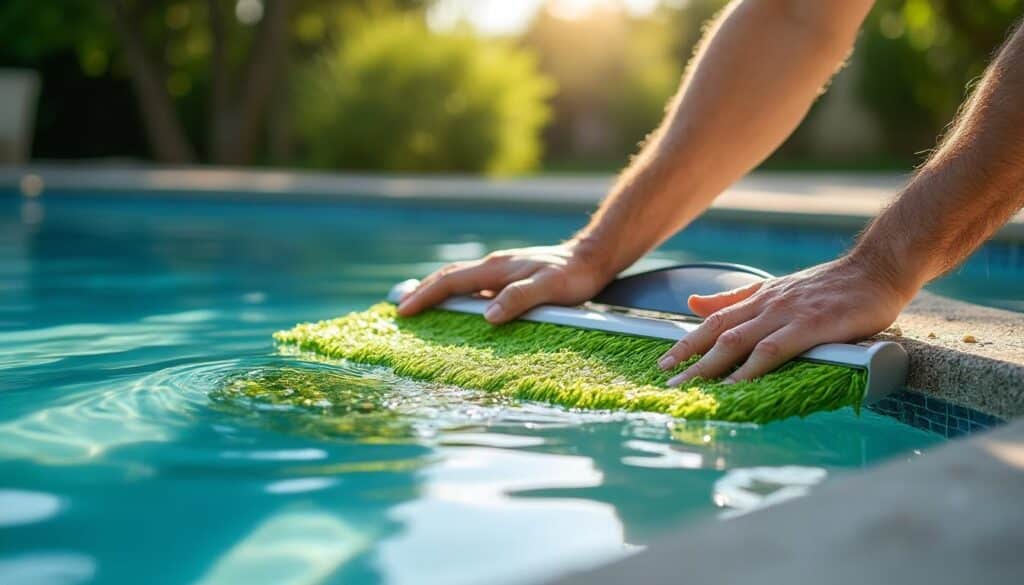 Quel traitement choisir contre les algues dans une piscine coque à la maison ?