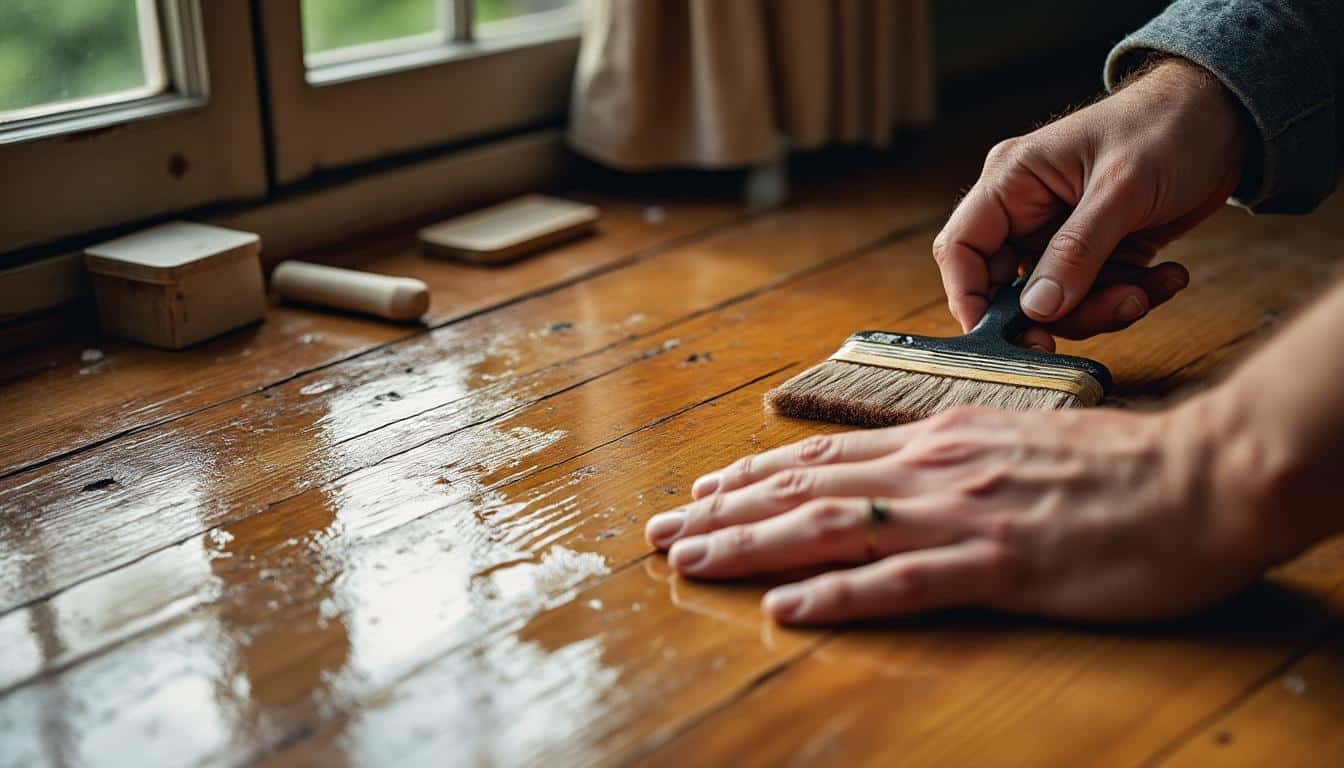 Comment appliquer facilement du vernis sur un parquet dans la maison