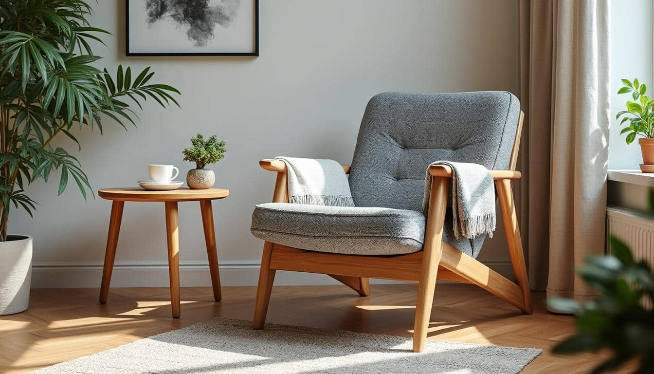 Idées pour intégrer un fauteuil dans une ambiance style scandinave moderne