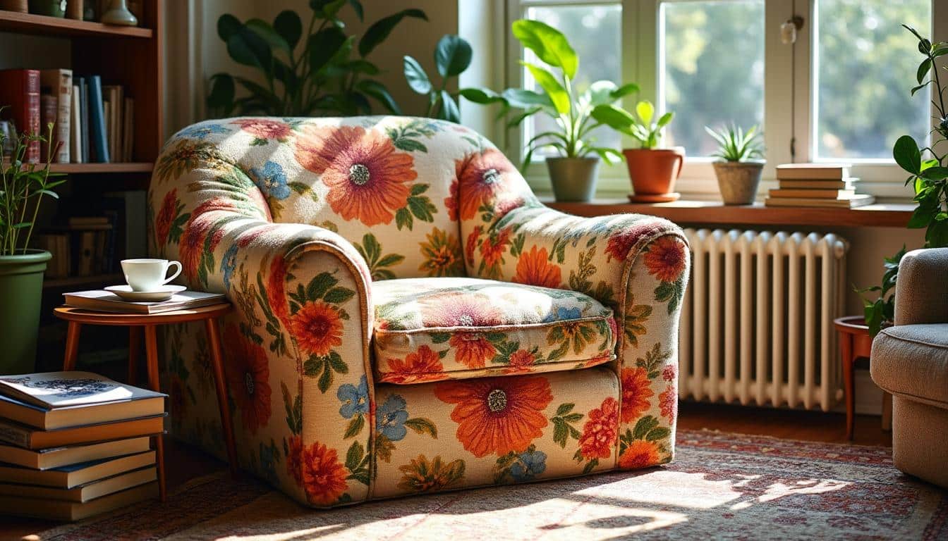 Valoriser l’ambiance textile coloré de votre maison avec un fauteuil