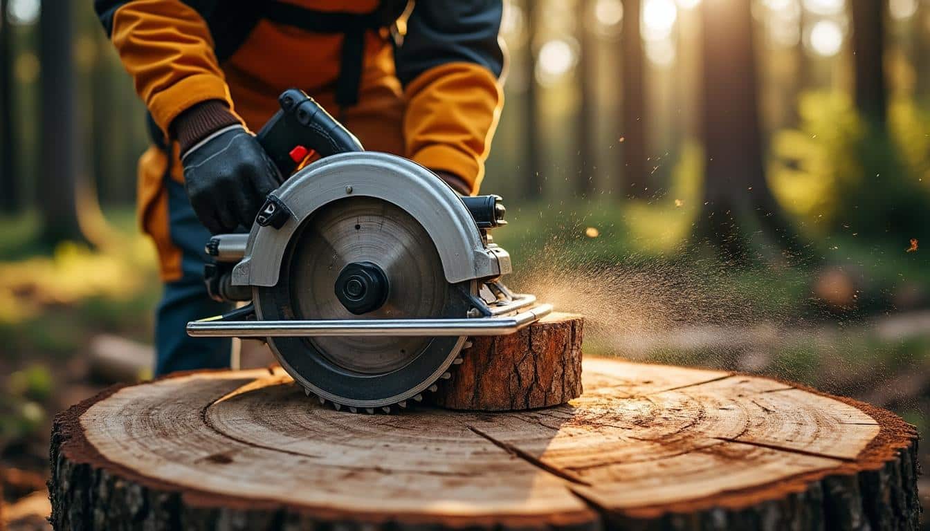 Scie circulaire pour la coupe de bûche : guide complet et conseils