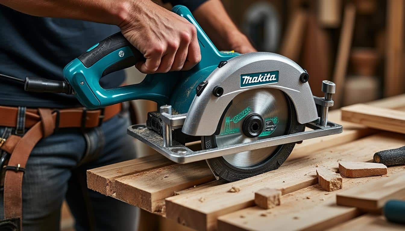 Illustration: Quels sont les aspects techniques essentiels à connaître sur une scie Makita radiale ?