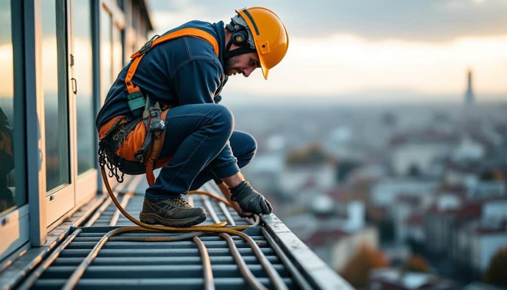 Ligne de vie pour toiture : sécurité et installation indispensables