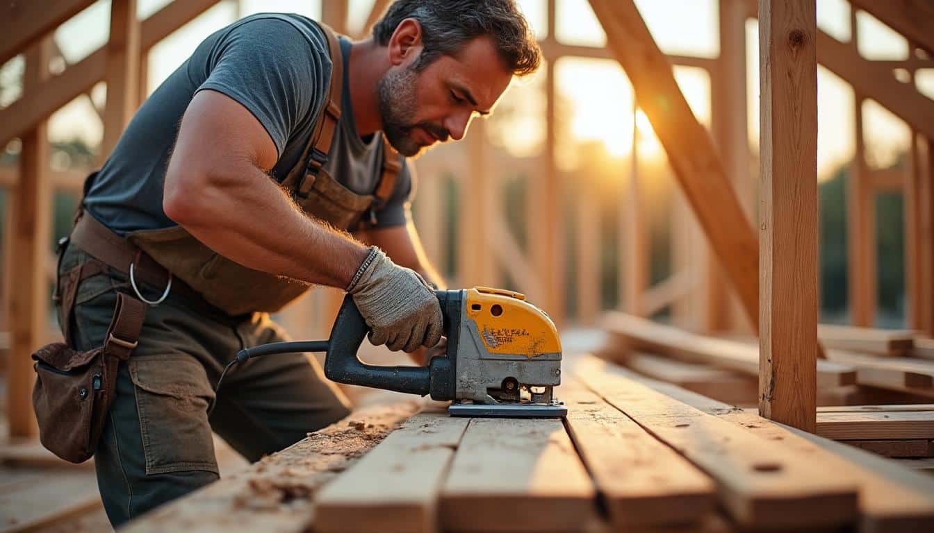 Illustration: Pourquoi choisir une perceuse spécifique pour la charpente ?