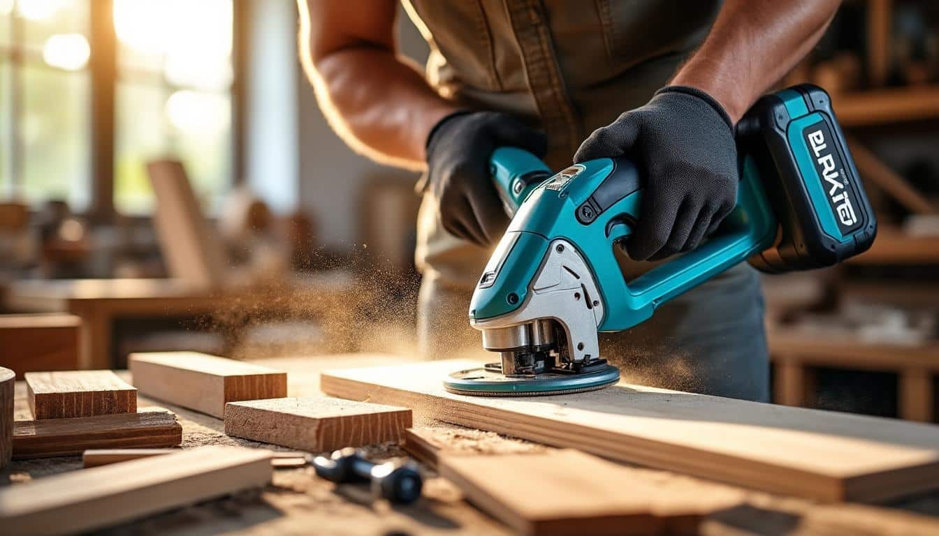 Illustration: Comment fonctionne une scie plongeante Makita sur batterie ? Focus sur la technologie et les performances