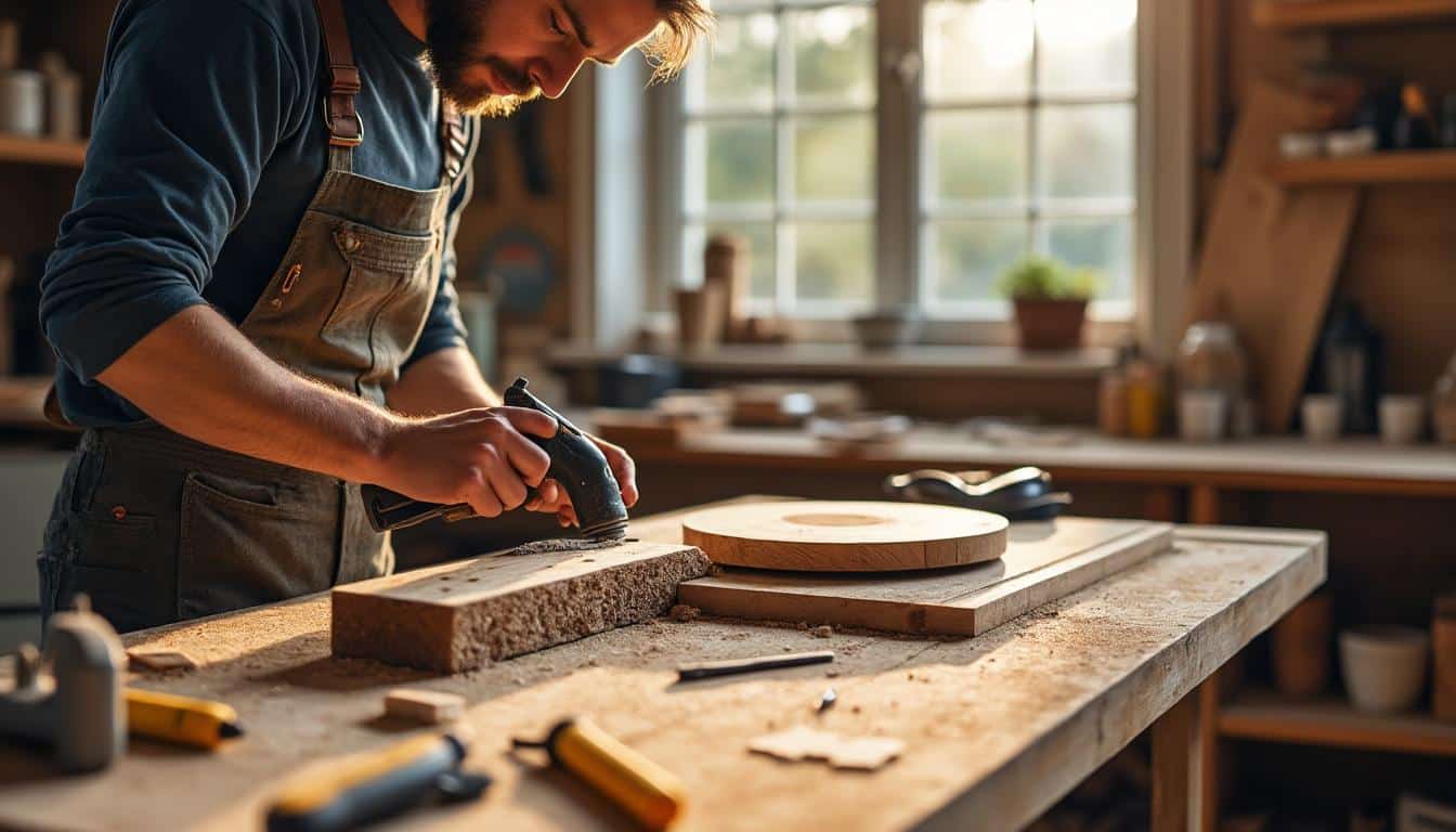 Illustration: Quel matériel et quels outils prévoir pour transformer une scie circulaire en une scie sur table ?