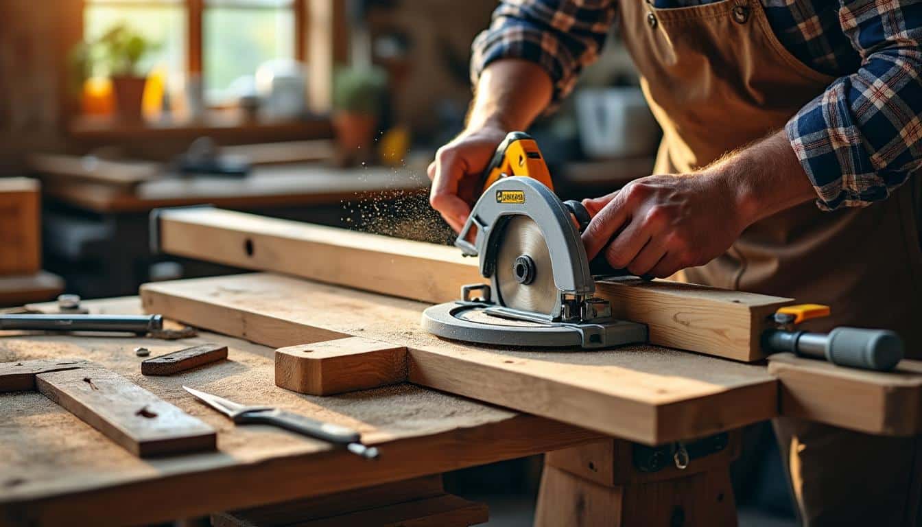 Transformer une scie circulaire en scie sur table : guide pratique