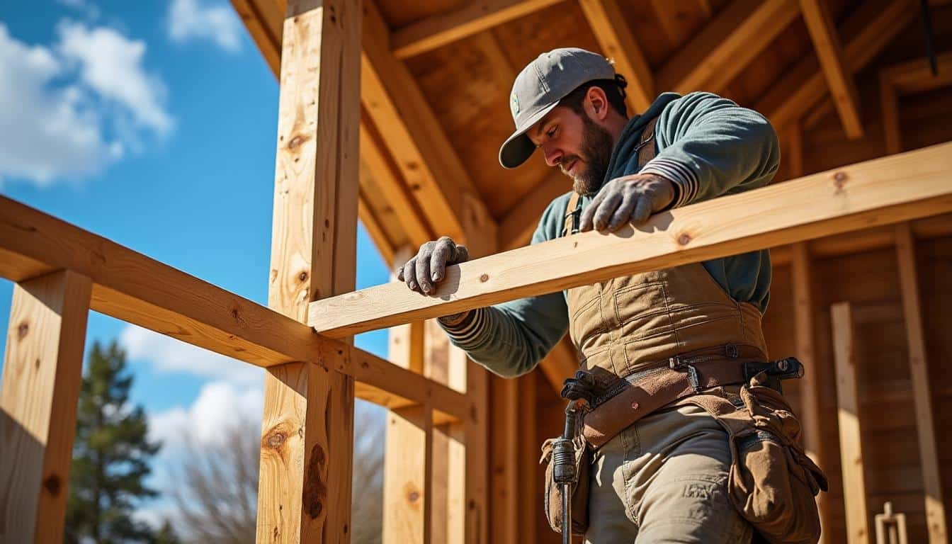 Illustration: Comprendre le rôle essentiel de la sablière dans une charpente