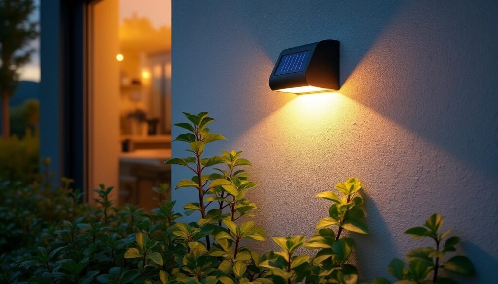 Applique murale solaire extérieur : éclairage autonome et écologique