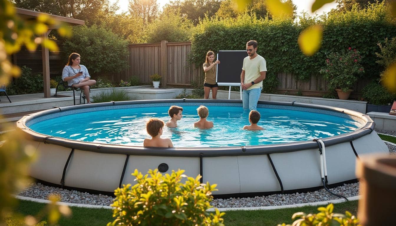 Illustration: Comprendre le fonctionnement du chauffage solaire pour piscine hors sol