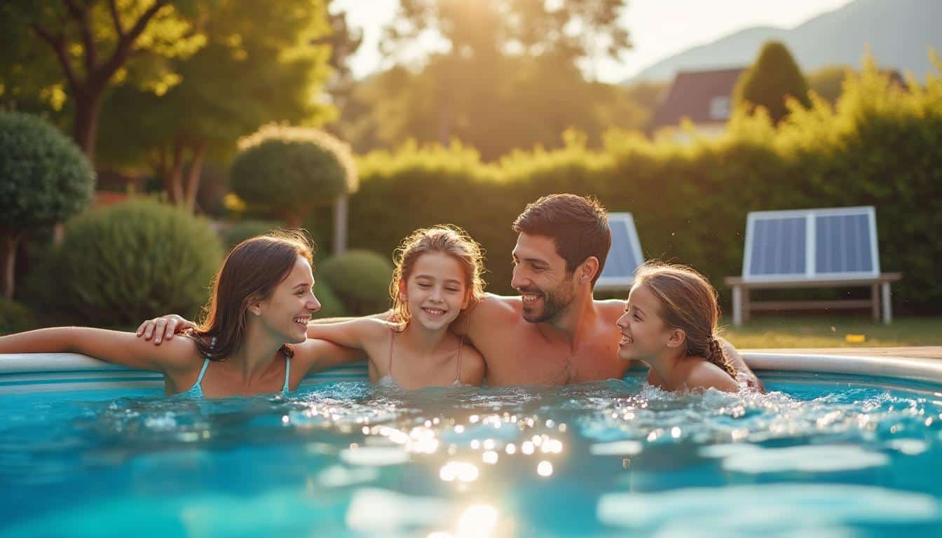 Chauffage solaire de la piscine hors sol : économique et écologique