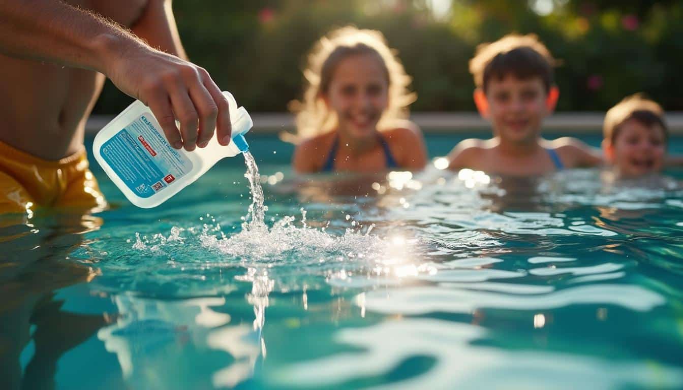 Illustration: Comprendre le rôle essentiel du floculant dans la piscine hors sol