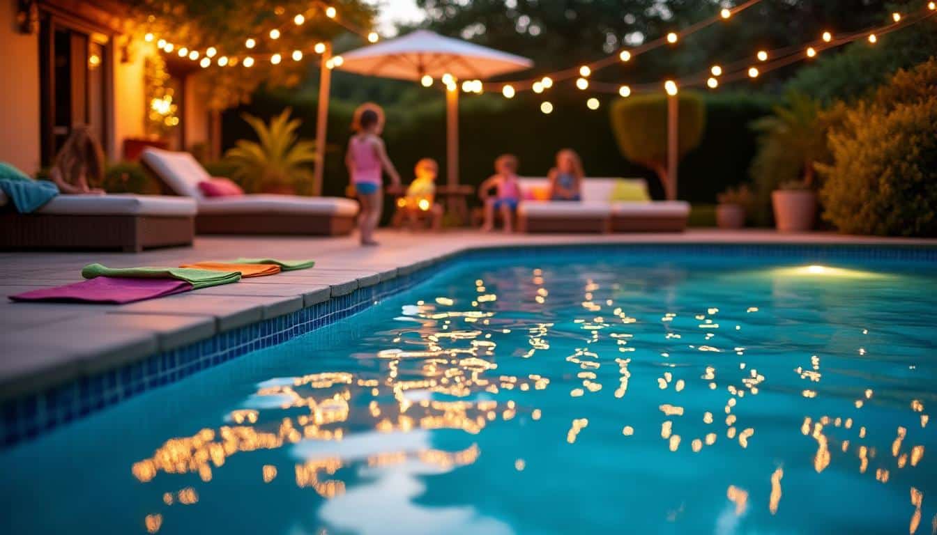 Lumière pour la piscine hors sol : guide pour un éclairage parfait