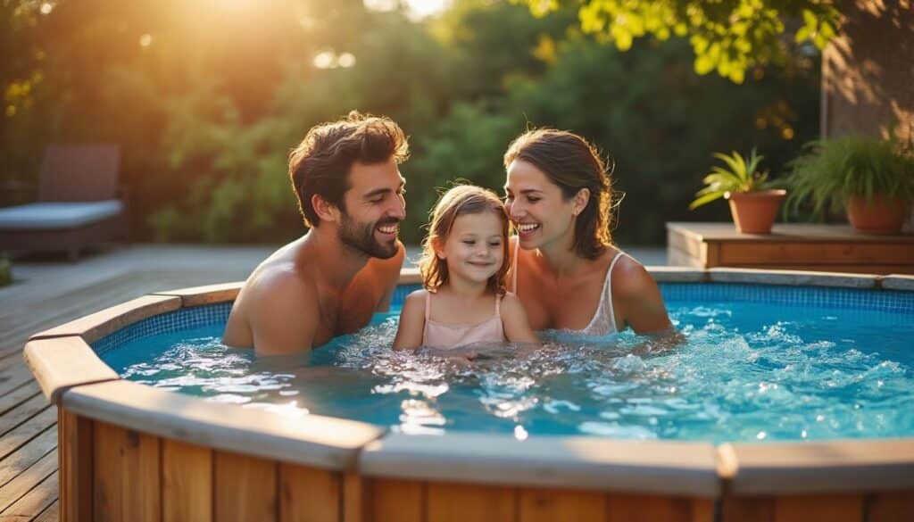 Piscine bois hors sol ronde : charme naturel et installation facile