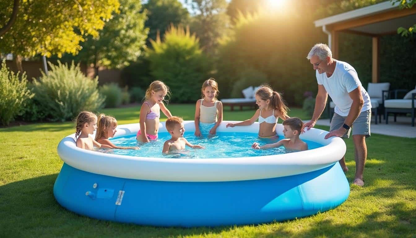 Illustration: Comprendre les types de piscines hors sol gonflables et leurs spécificités