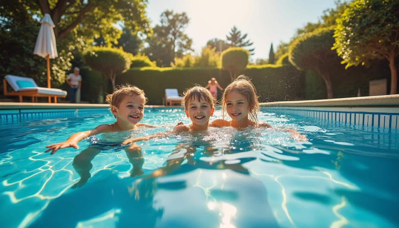 Piscine hors sol à profondeur 1m80 : confort et installation facile
