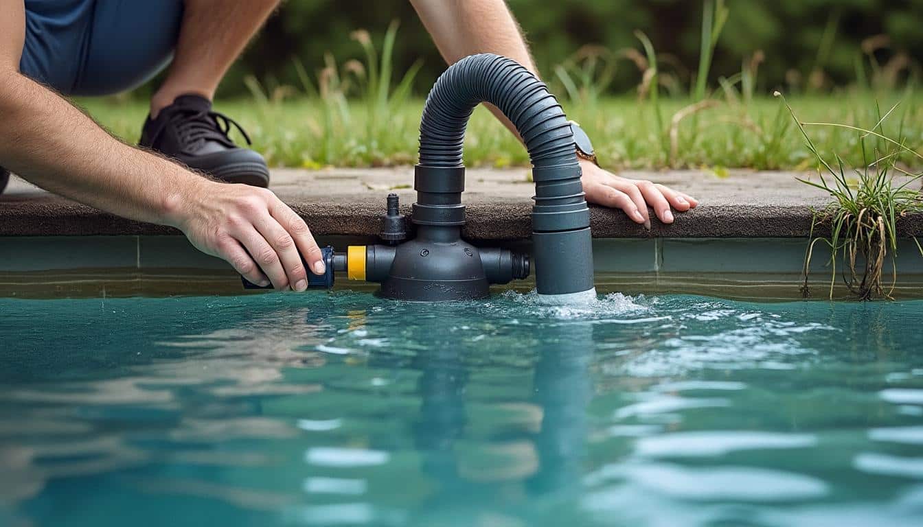 Vider une piscine hors sol avec pompe à sable : méthode simple et sûre