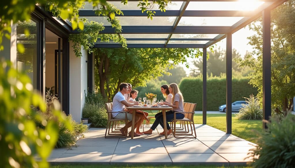 Pergola transparente : guide complet pour un extérieur lumineux et protégé