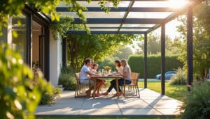 Pergola transparente : guide complet pour un extérieur lumineux et protégé