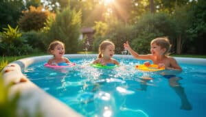 Piscine hors sol en résine : robustesse et design adaptés à votre jardin