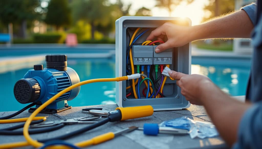 Schéma de branchement électrique de la pompe piscine : guide complet